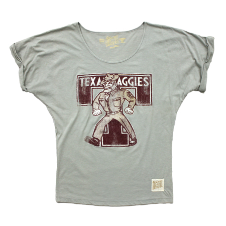 Original Retro Brand College Vault Texas A&M Football T Shirt made in america usa